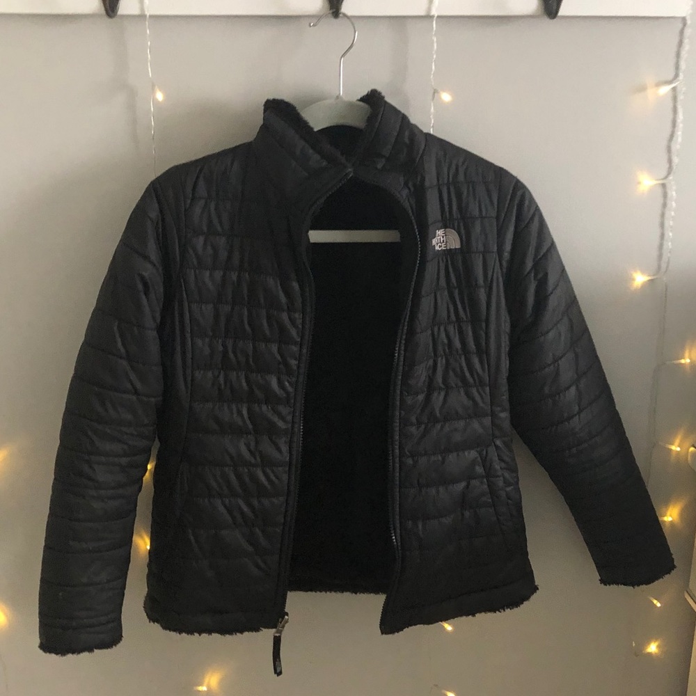 Black North Face kids jacket
